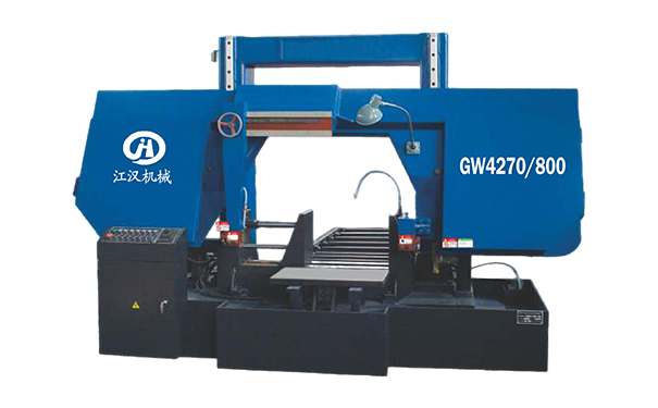 九寨沟GW4270/800双柱龙门卧式带锯床